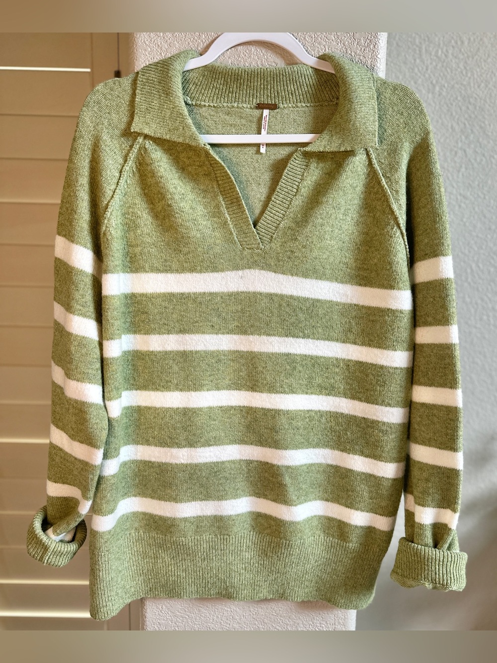 Striped Set - Green - Size M - Amber Sky - Trendy